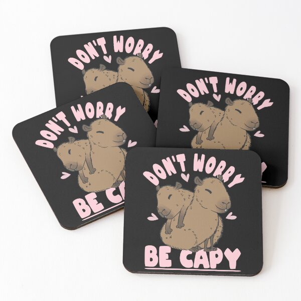 Item preview, Capybara Don't Worry Be Capy Panama-Capybara designed and sold by Shirtey.