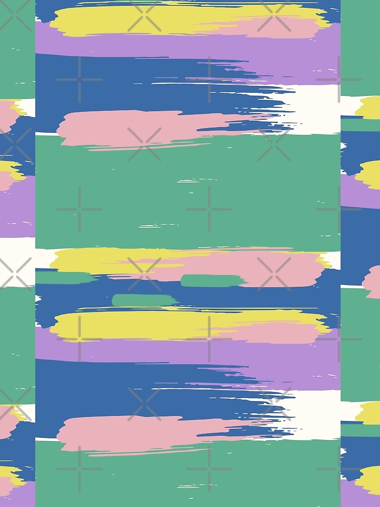 "Pastel Pop Art Paint Splatter In Green & Blue & Pink Paint Splash