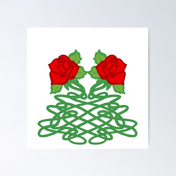 Item preview, rose bush celtic knot  designed and sold by Audrey Beatrice.