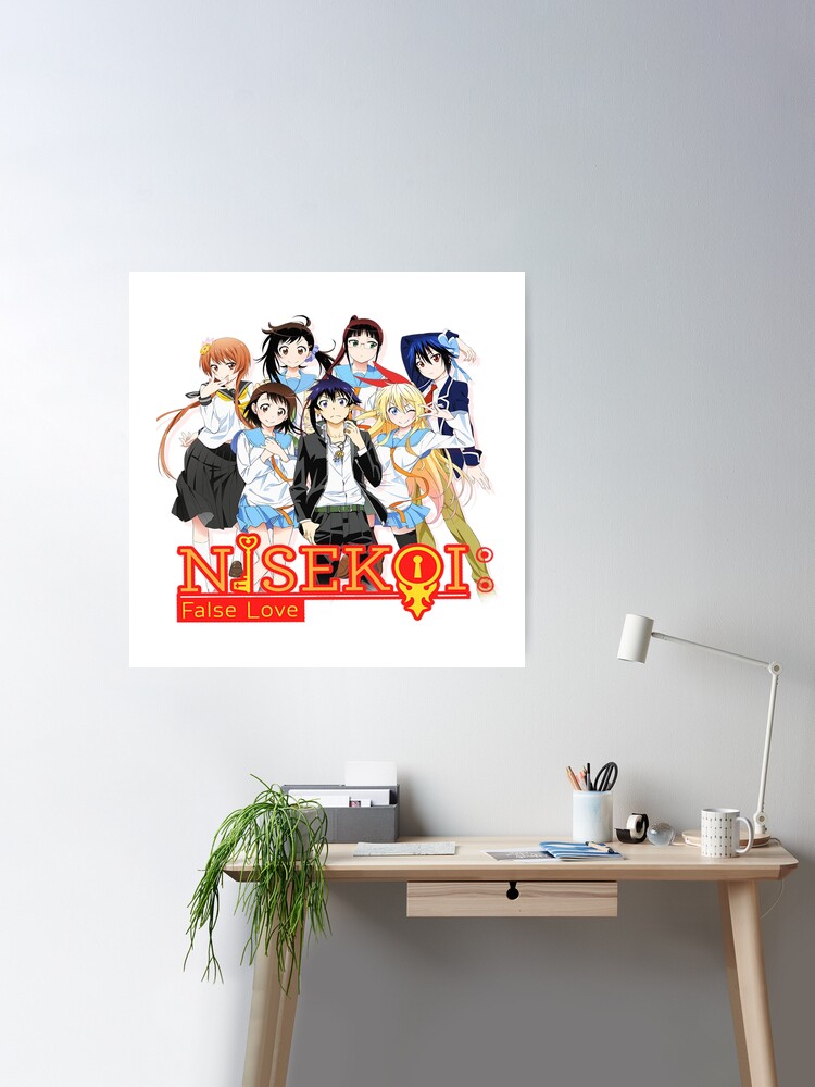 Nisekoi: false love poster minimalistic