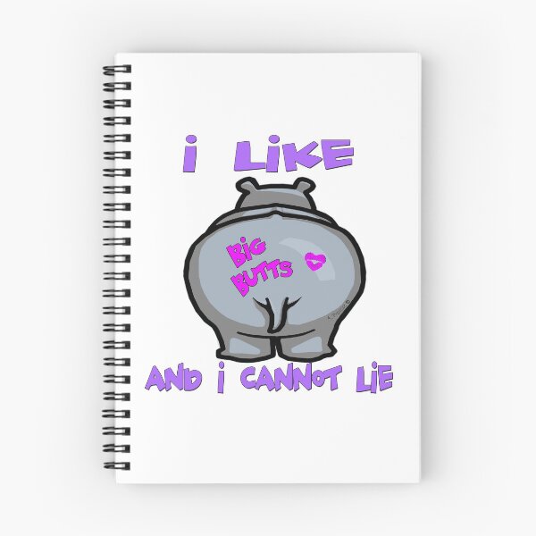 Item preview, I like Big Hippo Butts and I cannot lie designed and sold by Hippogal.