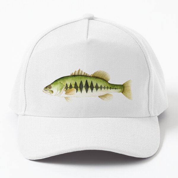 Largemouth Bass Game Fish Angler Gift Fisherman Cap for Sale by  emmanu38pre