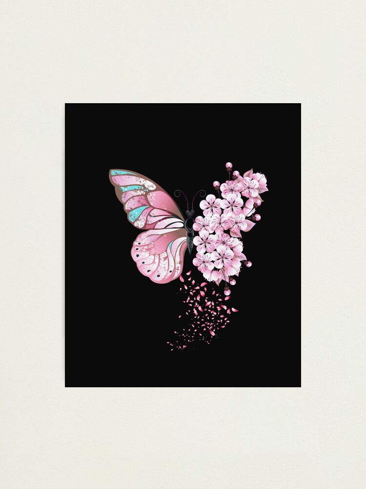 Butterfly Flower Bouquet Art Board Print for Sale by HappyLifeCreate