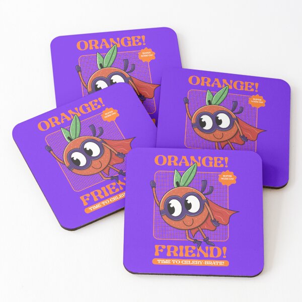 Item preview, Funny Super Hero Orange designed and sold by ImaginarStore.