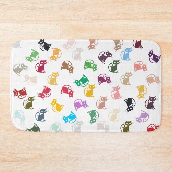 Item preview, Color Cat Pattern designed and sold by Pixel4Art.