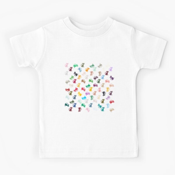 Kids T-shirts “Color Cat Cheers” with Textile Markers