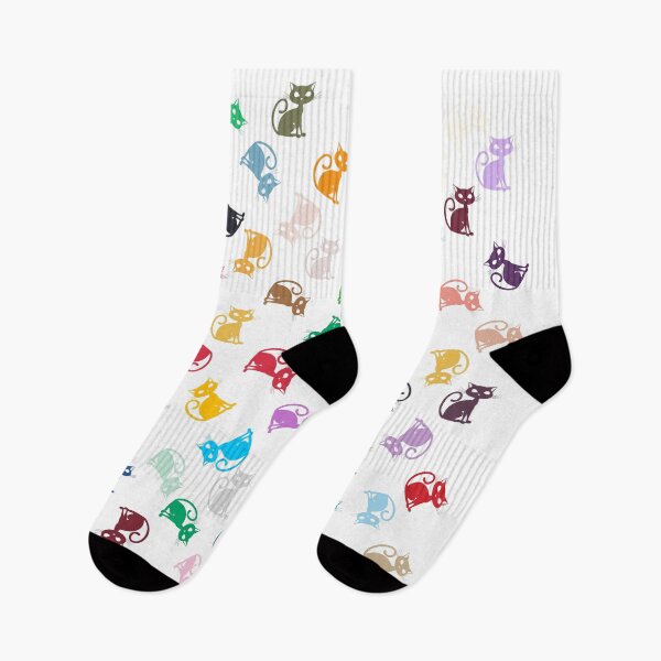 Item preview, Color Cat Pattern designed and sold by Pixel4Art.
