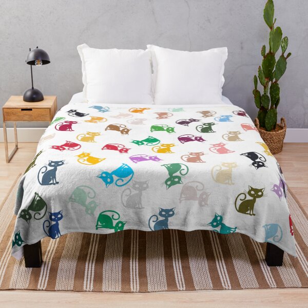 Item preview, Color Cat Pattern designed and sold by Pixel4Art.