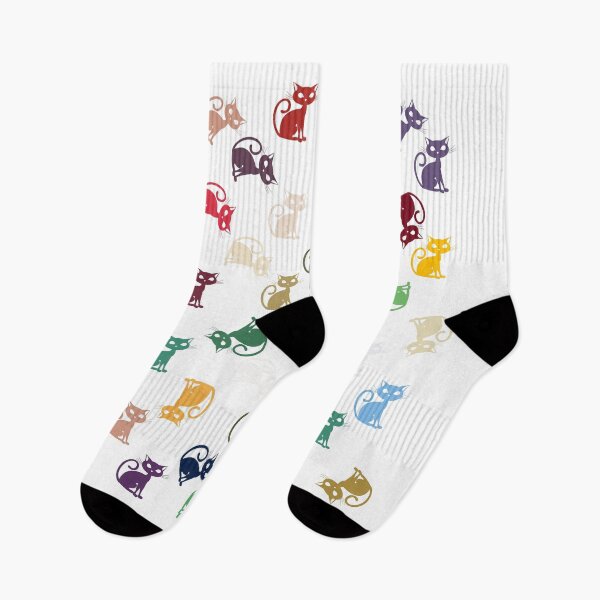 Item preview, Color Cat Pattern designed and sold by Pixel4Art.