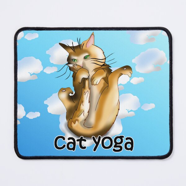 Item preview, cat yoga tail stretch designed and sold by BeingNow.