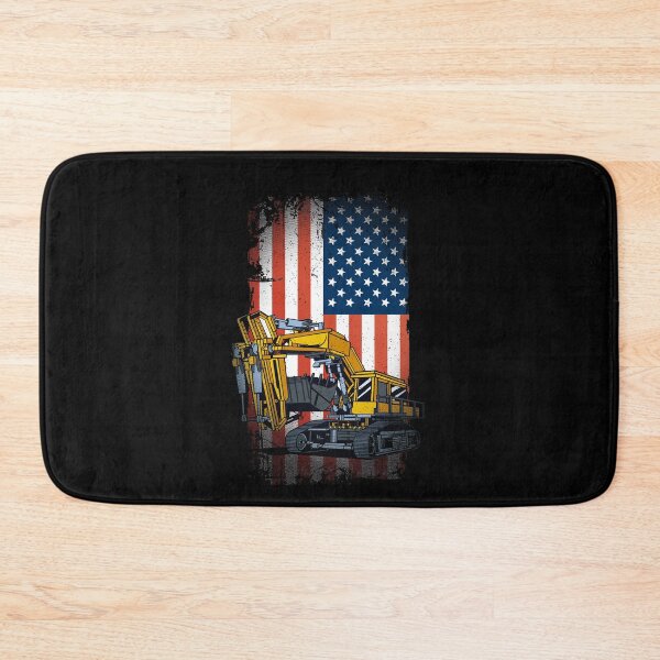 Item preview, Funny Excavator Heavy Machinery US Flag designed and sold by MarkusShirts.