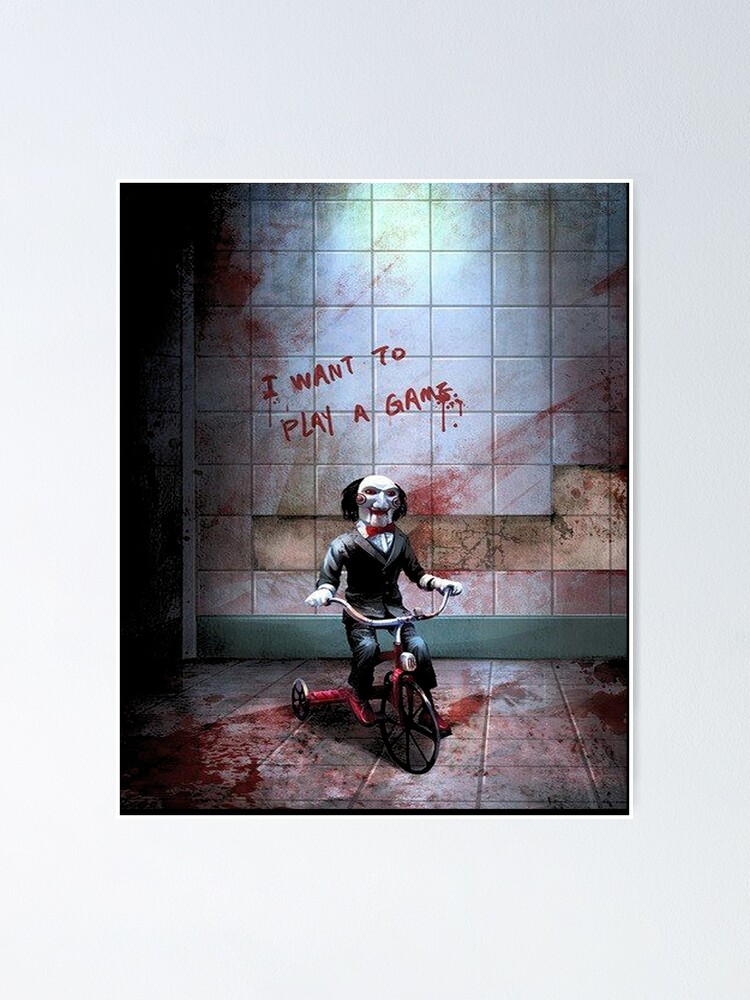 Jigsaw Want To Play A Game Poster By Cattrow Redbubble