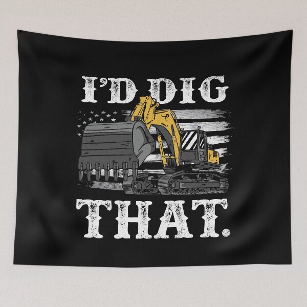 Item preview, Funny Excavator Heavy Machines Operator designed and sold by MarkusShirts.