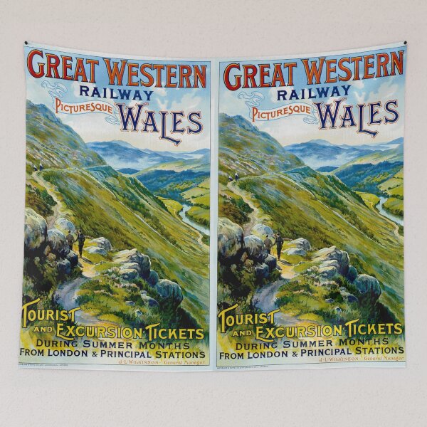 Item preview, Wales Great Western Railway - Vintage Travel designed and sold by Culturio.