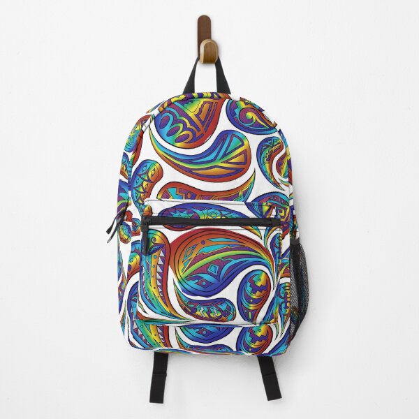 Item preview, Native American Inspired Rainbow Paisley Pattern Digital Illustration By Kasey Dutton designed and sold by Caummon Thread.