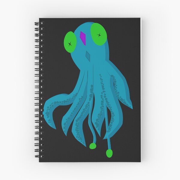 Item preview, Blue Squid With Green Eyes And Purple Diamond designed and sold by mikeymadness.