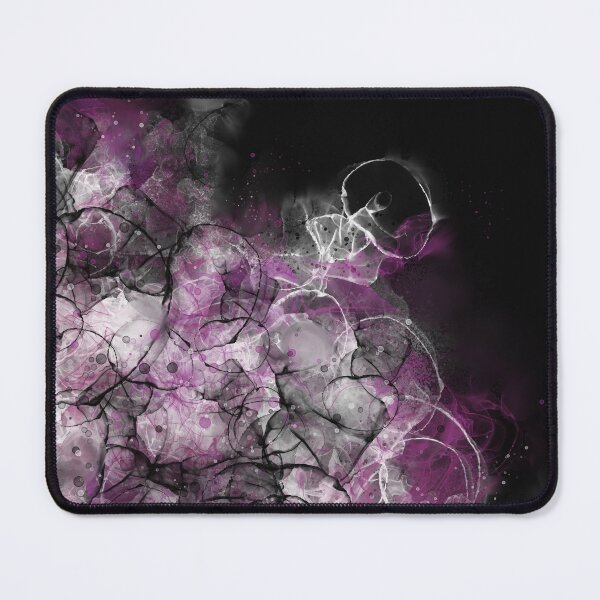 Item preview, Abstract Alcohol Ink Painting in Pink, Black and White designed and sold by Printpix.