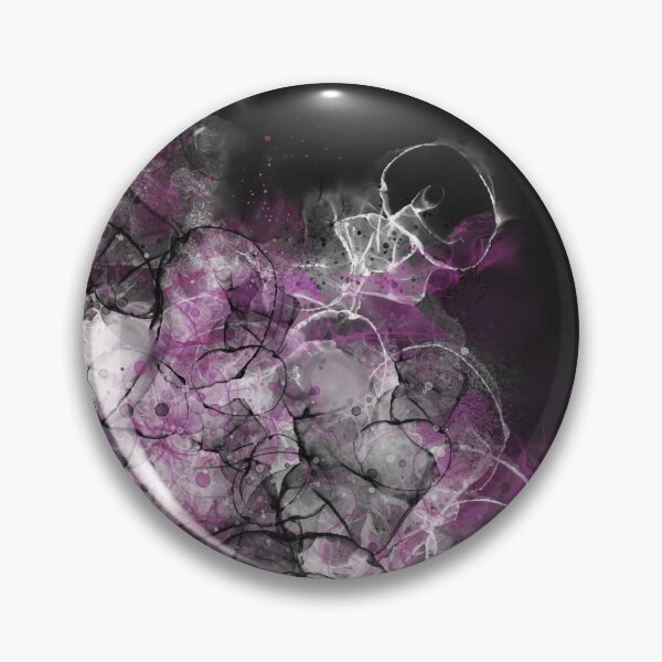 Item preview, Abstract Alcohol Ink Painting in Pink, Black and White designed and sold by Printpix.