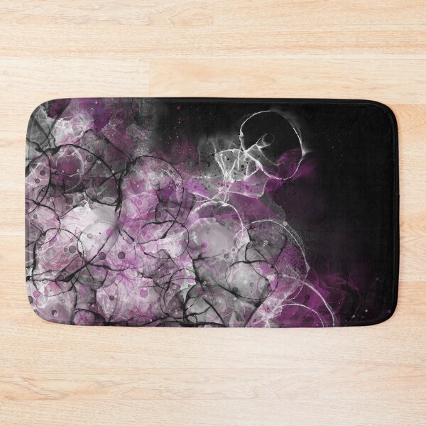 Item preview, Abstract Alcohol Ink Painting in Pink, Black and White designed and sold by Printpix.