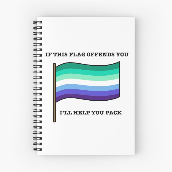 Item preview, Trans Inclusive Gay Men If This Flag Offends You Parody designed and sold by CJ Vanderbeek.