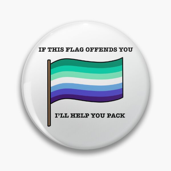 Item preview, Trans Inclusive Gay Men If This Flag Offends You Parody designed and sold by CJ Vanderbeek.