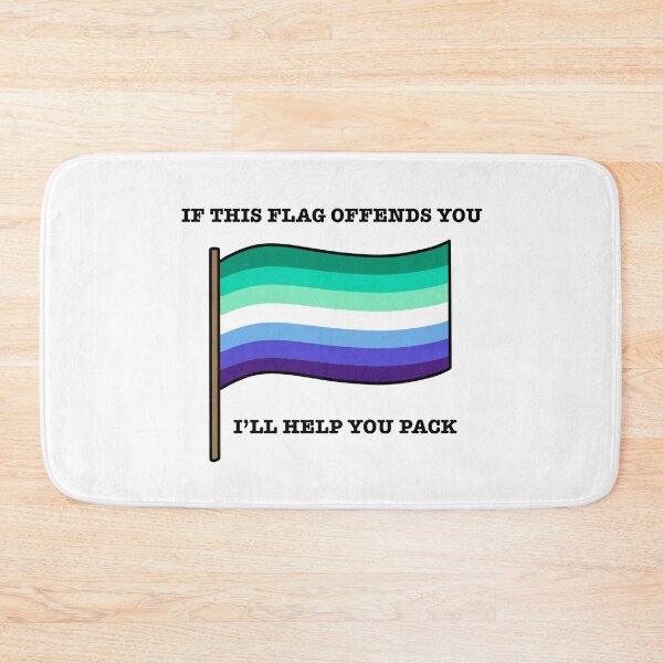 Item preview, Trans Inclusive Gay Men If This Flag Offends You Parody designed and sold by CJ Vanderbeek.