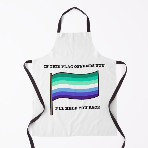 Item preview, Trans Inclusive Gay Men If This Flag Offends You Parody designed and sold by CJ Vanderbeek.