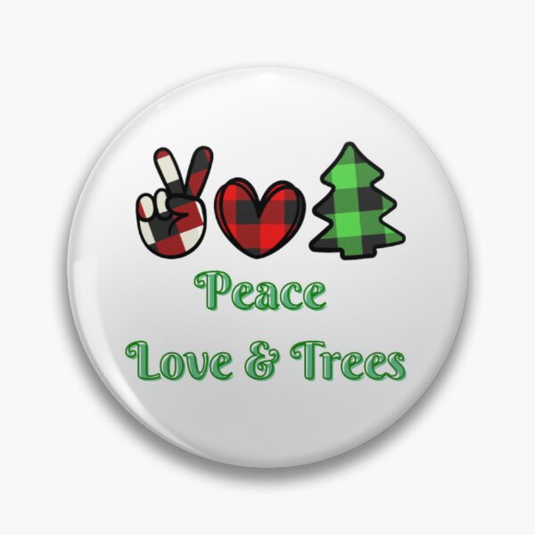 Item preview, Peace, Love, & Trees designed and sold by amalgamateyou.