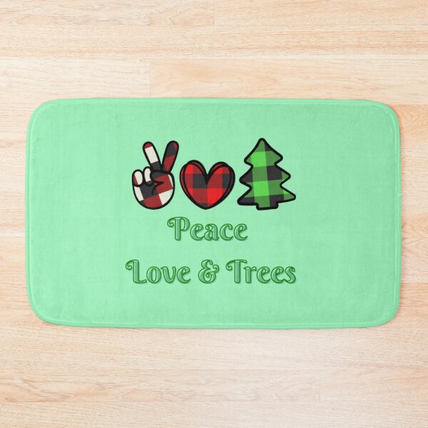 Item preview, Peace, Love, & Trees designed and sold by amalgamateyou.