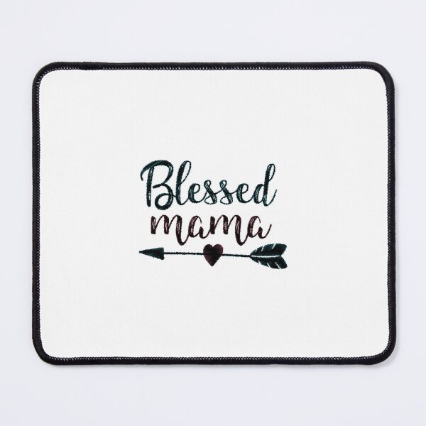 Item preview, Blessed Mama Gift Idea For Mom Dad Boss, Blessed Mama, One Thankful Brother,Blessed Mom,Thankful Mom designed and sold by RedArtsDesign.