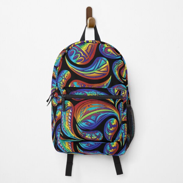 Item preview, Native American Inspired Rainbow Paisley Pattern Digital Painting By Kasey Dutton designed and sold by Caummon Thread.