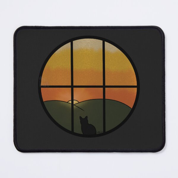 Item preview, Cat Looking At Sunset designed and sold by Leharts.