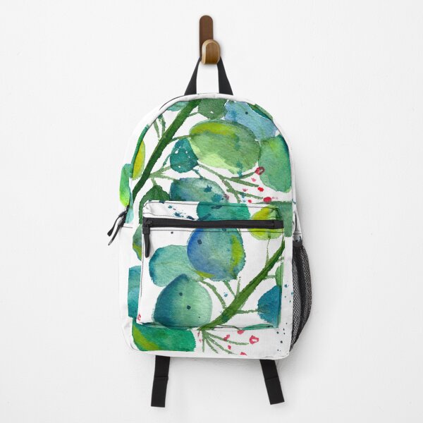 Item preview, Green watercolor eucalyptus leaf art designed and sold by Tammy Kaye.