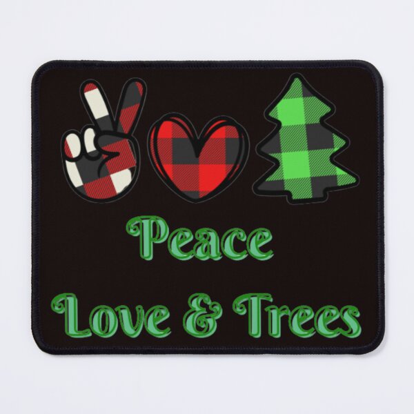Item preview, Peace, Love, & Trees designed and sold by amalgamateyou.