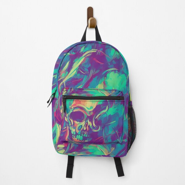 Item preview, ACID SKULL - Teal #934544 designed and sold by SmokinShroomz.