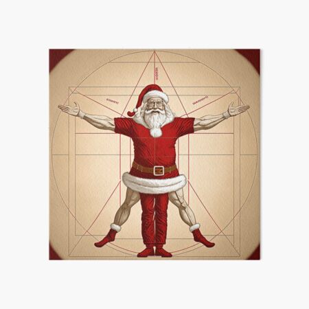 Item preview, Vitruvian Santa Claus designed and sold by KLOIK.