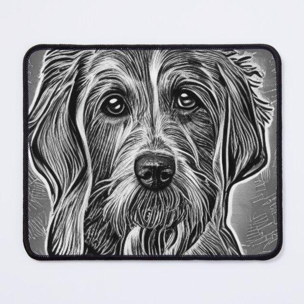 Item preview, Long haired dog designed and sold by ArtySaxon.