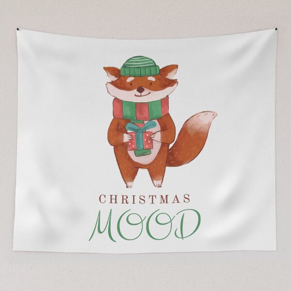 Item preview, Christmas Fox designed and sold by OwnDesignOnline.