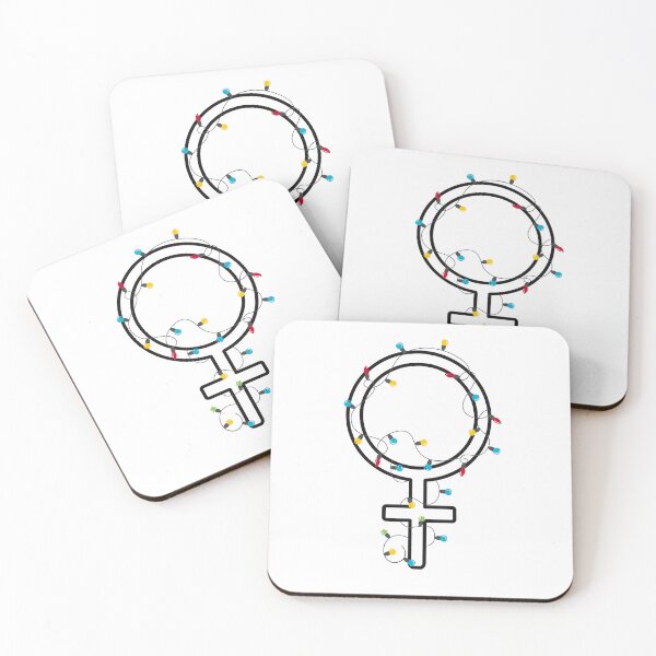 Item preview, CHRISTMAS WOMEN'S GENDER SYMBOL | FEMINIST CHRISTMAS designed and sold by Festive Feminist.