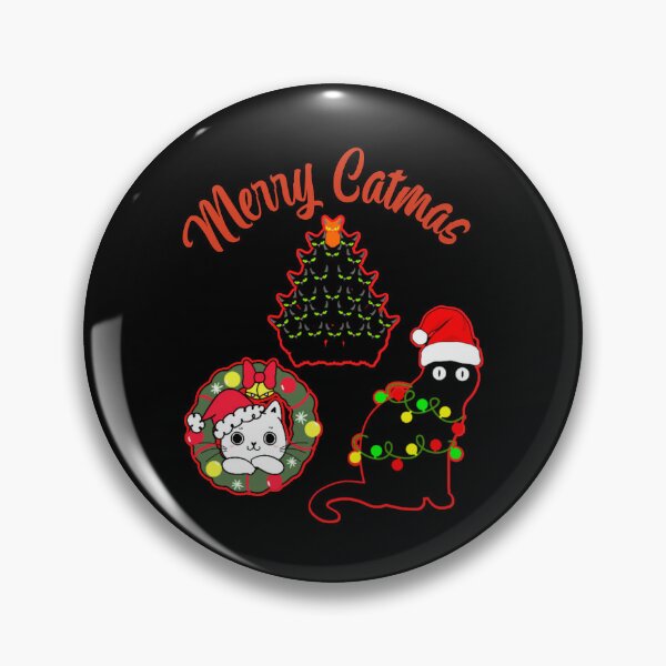 Item preview, Black Cat Wrapped In Christmas Lights  designed and sold by WoodburyLake.