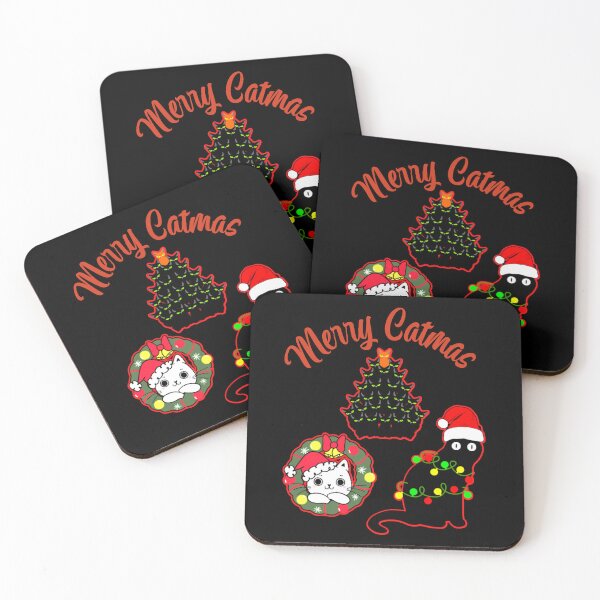 Item preview, Black Cat Wrapped In Christmas Lights  designed and sold by WoodburyLake.
