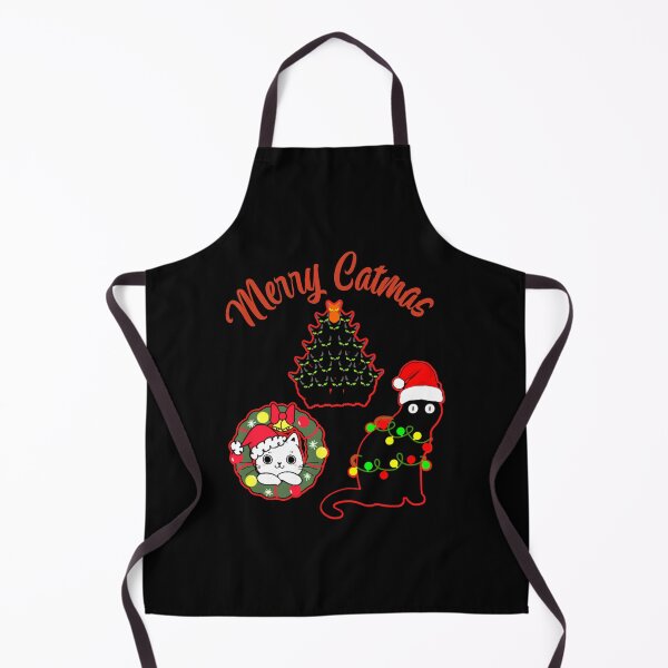 Item preview, Black Cat Wrapped In Christmas Lights designed and sold by WoodburyLake.