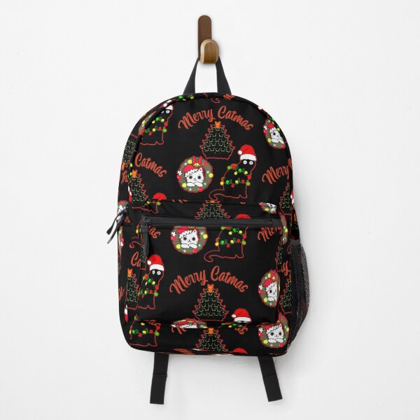 Item preview, Black Cat Wrapped In Christmas Lights designed and sold by WoodburyLake.