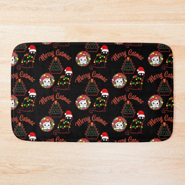 Item preview, Black Cat Wrapped In Christmas Lights  designed and sold by WoodburyLake.