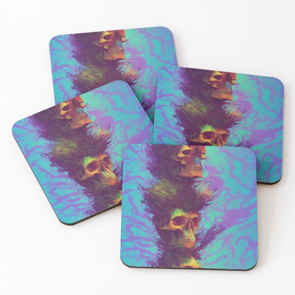 Item preview, SKULL FURY - Teal #49333445 designed and sold by SmokinShroomz.