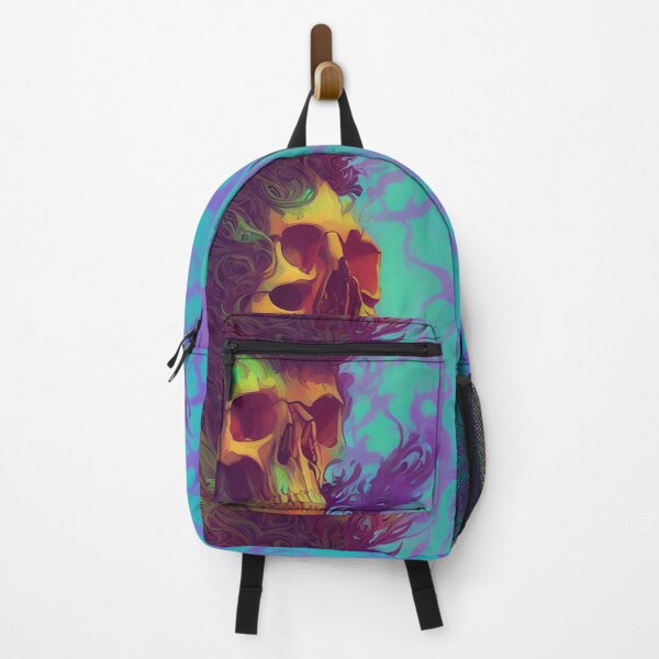 Item preview, SKULL FURY - Teal #49333445 designed and sold by SmokinShroomz.