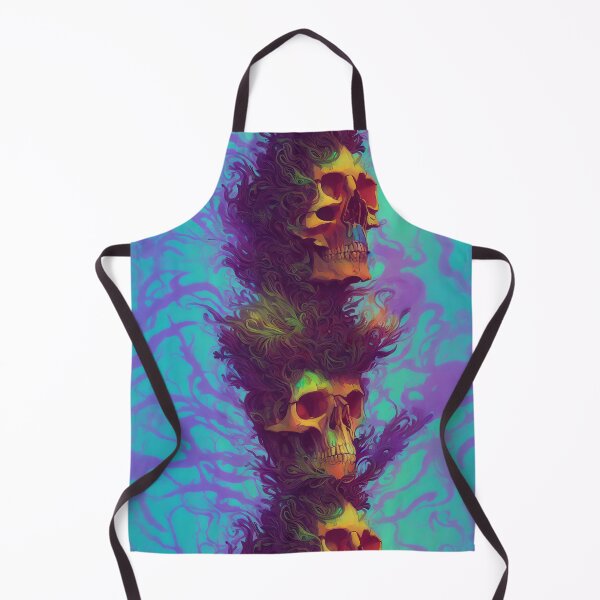 Item preview, SKULL FURY - Teal #49333445 designed and sold by SmokinShroomz.