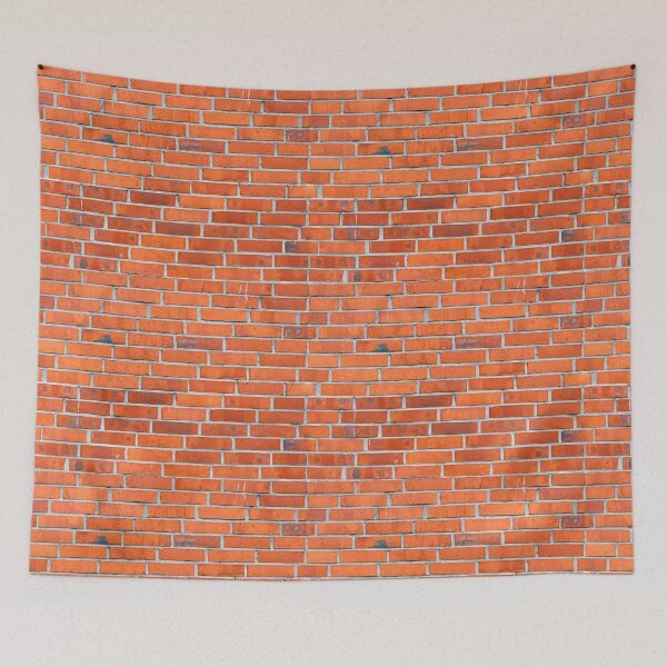 Item preview, Orange Brick Wall Photorealistic Texture designed and sold by Krukowski.