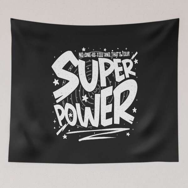 Item preview, No one is You and that's Your Superpower - motivation quote designed and sold by VichallanStudio.