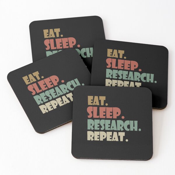Item preview, Eat Sleep Research Repeat Funny Researcher Gift designed and sold by Fashions-Gifts.